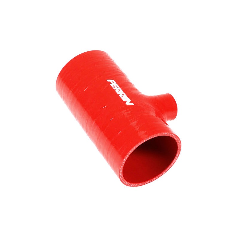 PERRIN 22-24 Subaru WRX / 20-25 LGT & OBXT Turbo Inlet Hose w/Turbo Adapter Flange (Short) – Red