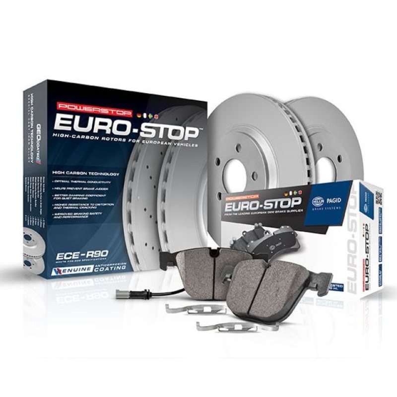 PowerStop Power Stop 10-16 Land Rover LR4 Rear Euro-Stop Brake Kit