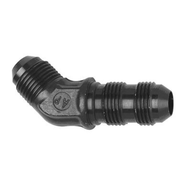 Fragola -6AN x 45 Degree Bulkhead – Black