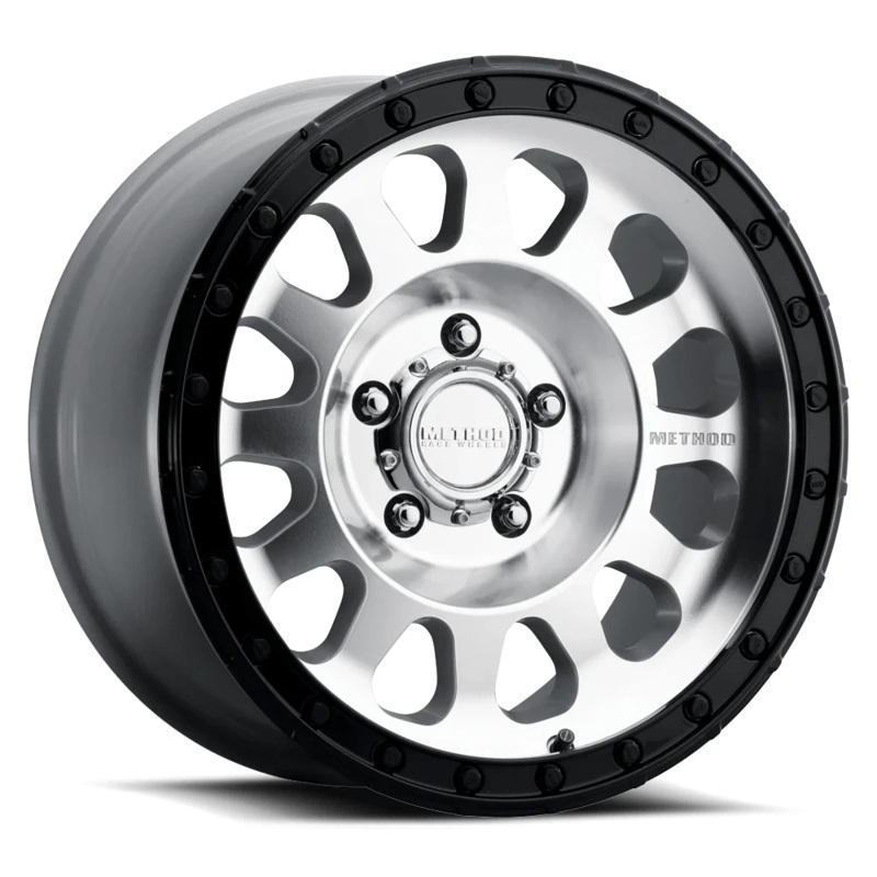 Method Race Wheels MR315 18″ 8×180 Machined w/ Gloss Black Lip