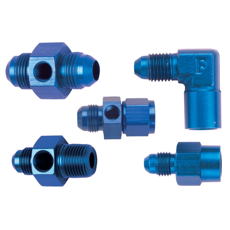 Fragola -16AN Inline Oil Temp Adapter – Black