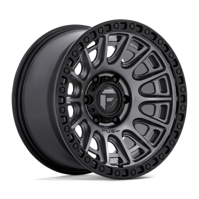 Fuel Wheels D835 Cycle 17″ 6×114.3 Matte Gunmetal With Black Ring
