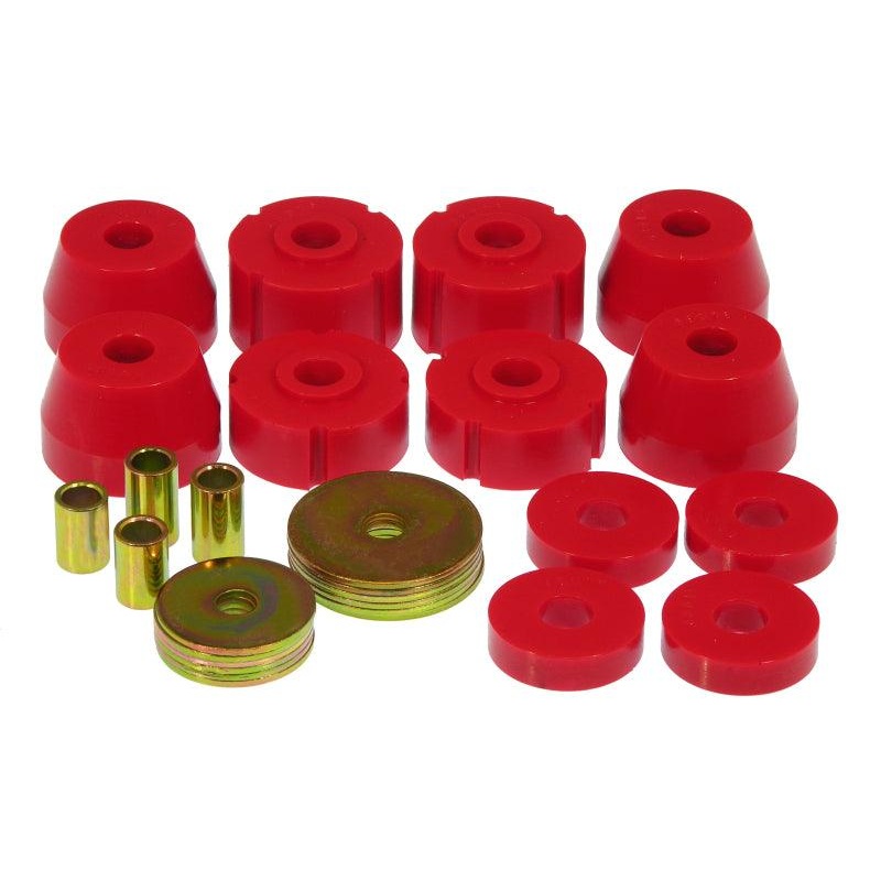 Prothane 72-85 Dodge Truck Body Mounts – Red