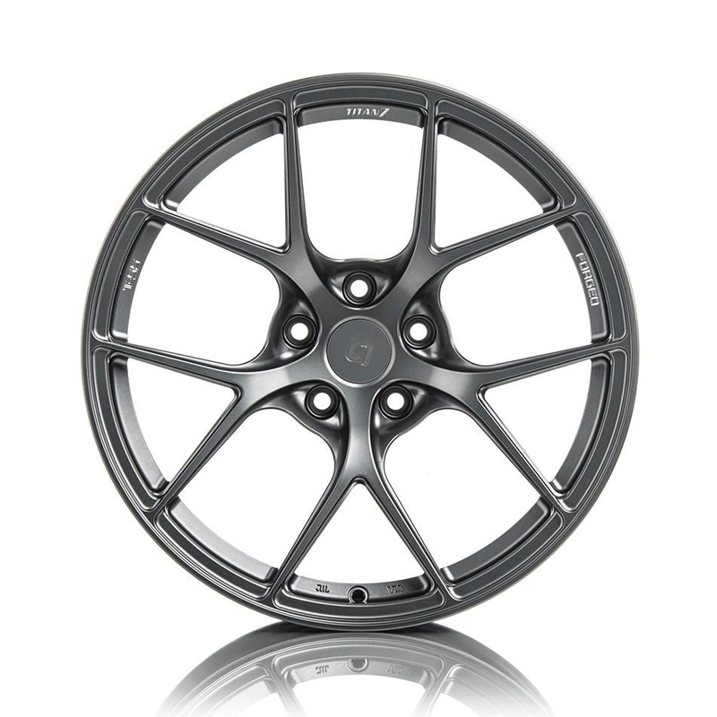 Titan 7 T-S5 Wheel 18×10 5×120 25mm Satin Titanium
