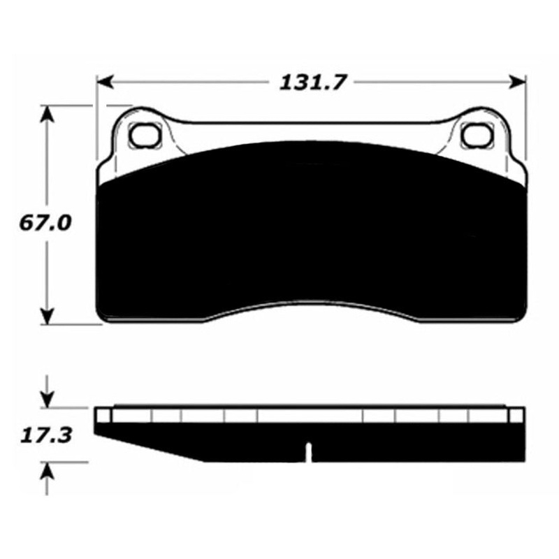 Porterfield Brake Pads for 2012 DODGE VIPER