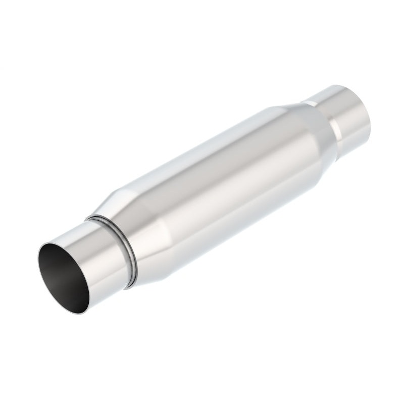 Borla CrateMuffler Resonator Option 2.25in Center/Center 3.5in Round x 10in