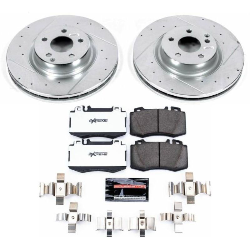 PowerStop Power Stop 08-11 Mercedes-Benz CLS550 Front Z26 Street Warrior Brake Kit