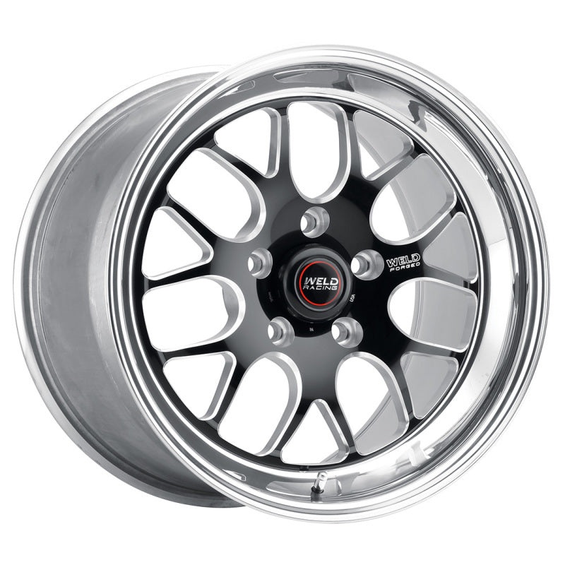 Weld S77 17×9 / 5×5 BP / 6.2in. BS Black Wheel (High Pad) – Non-Beadlock