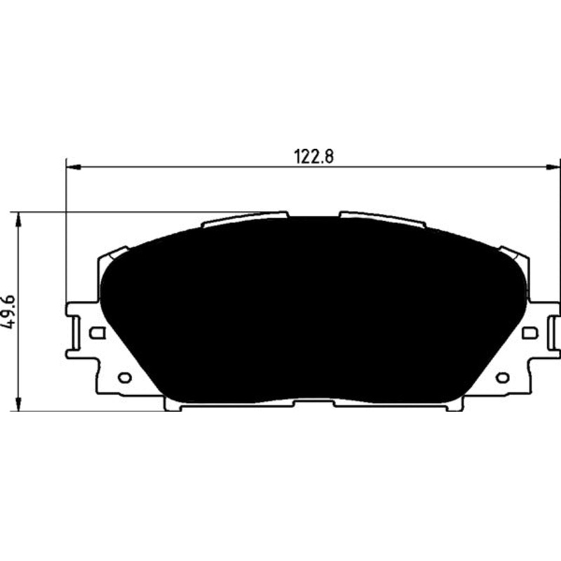 Porterfield Brake Pads for 2018 TOYOTA YARIS