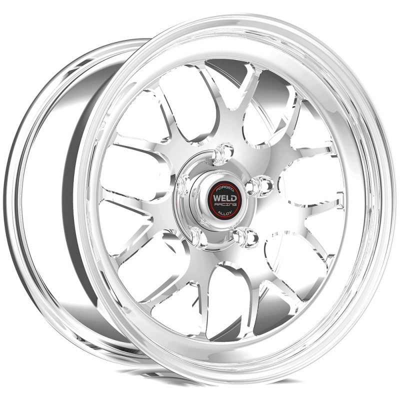 Weld S77 1510 / 5×115 BP / 6.5in. BS Polished Wheel Single Blk Beadlock