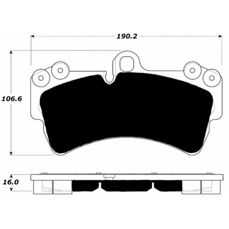 Porterfield Brake Pads for 2010 AUDI Q7
