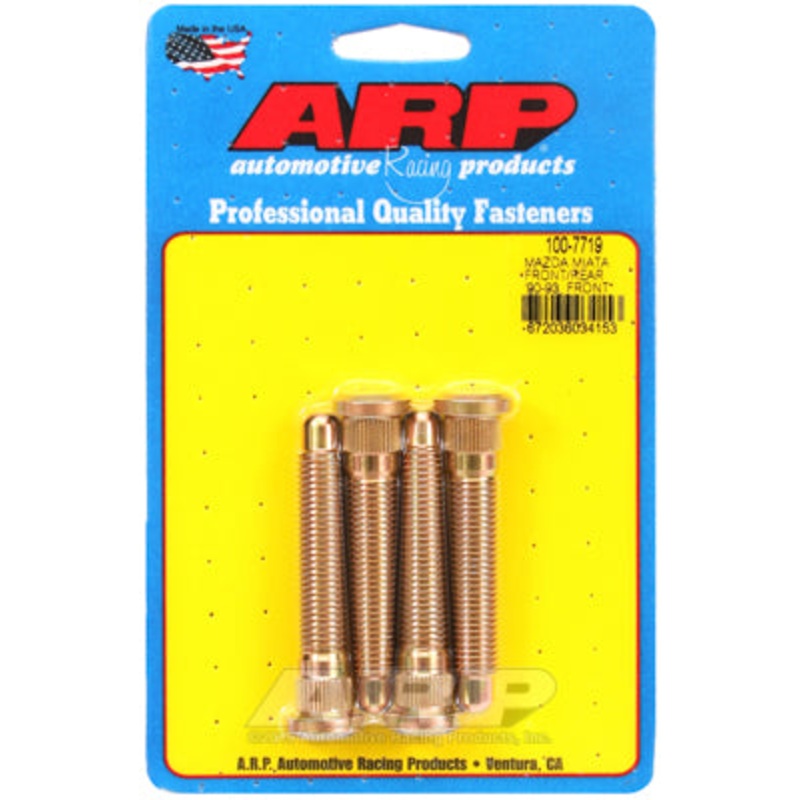 Wheel Stud Kit  Mazda Miata front/rear ’90-’93, front only ’94-’05 (Pack of 4)