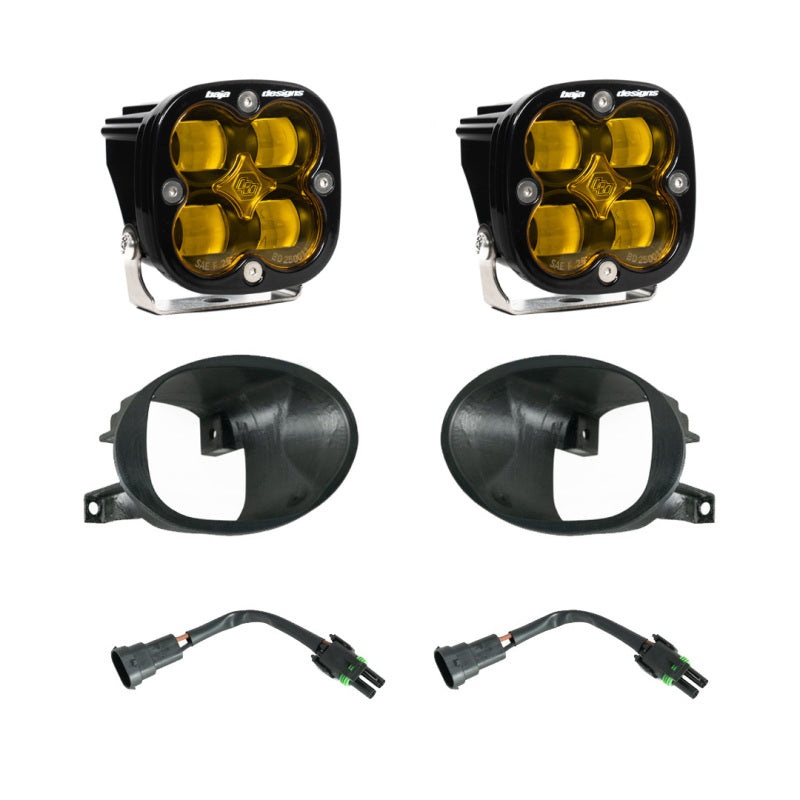 Baja Designs 19-22 Mercedes Benz Sprinter Squadron SAE Fog Pocket Light Kit – Amber