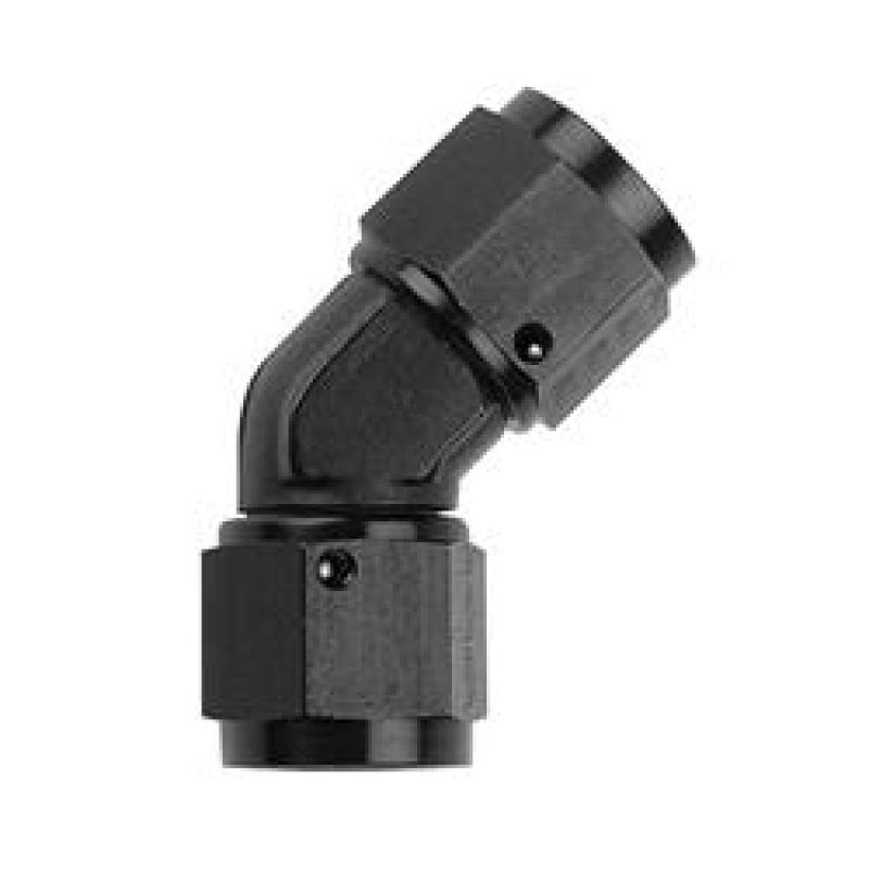Fragola -8AN x 45 Degree Female Coupler – Black