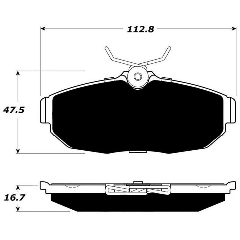 Porterfield Brake Pads for 2010 FORD MUSTANG Shelby GT500 KR