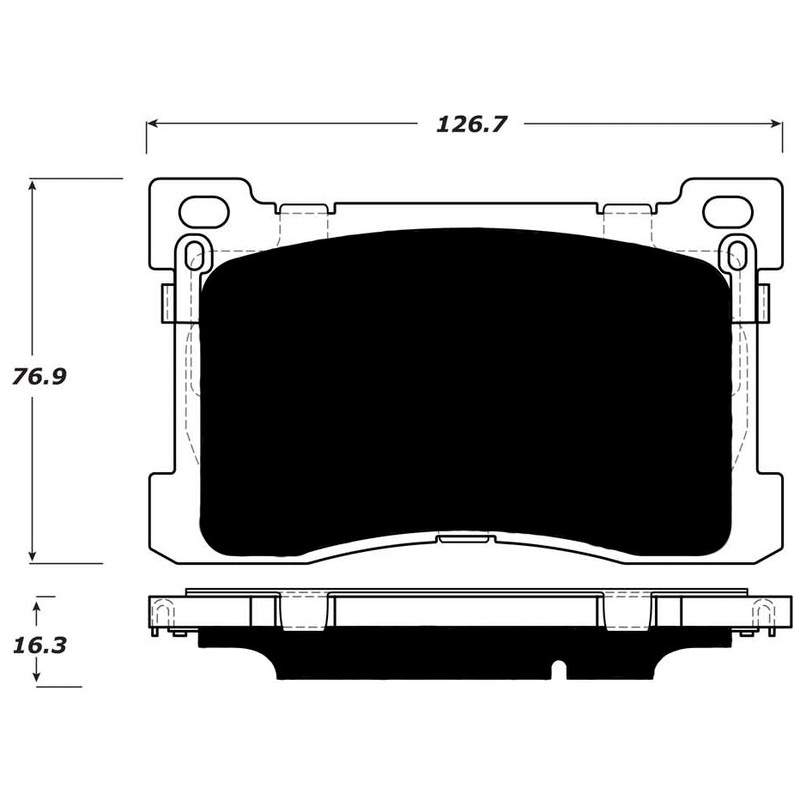 Porterfield Brake Pads for 2014 HYUNDAI EQUUS 5.0L