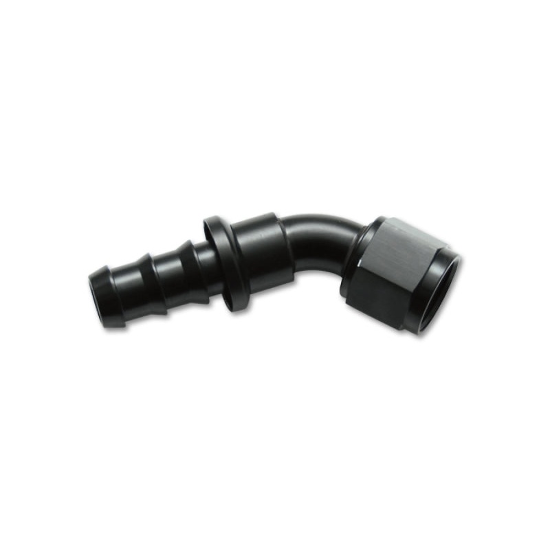 Vibrant -8AN Push-On 45 Deg Hose End Fitting – Aluminum