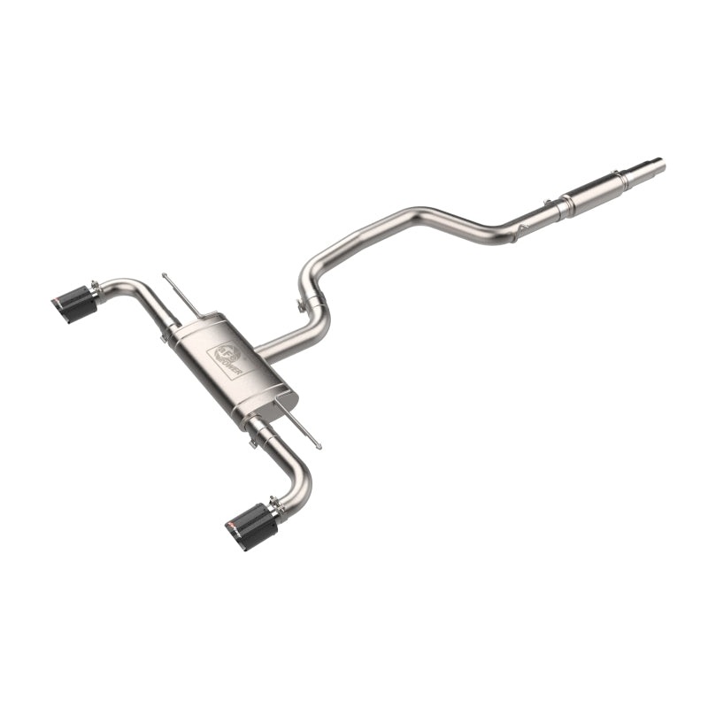 aFe 22-24 Volkswagen GTI MACH Force-Xp 3 to 2-1/2 IN Stainless Steel Cat-Back Exhaust w/Carbon Tips
