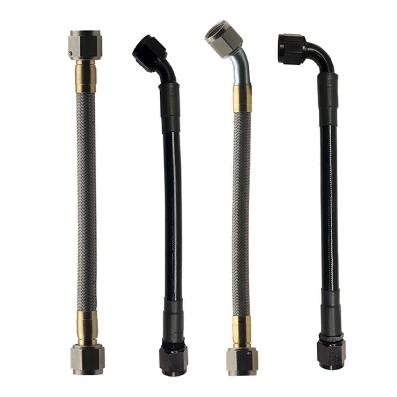 Fragola -6AN Hose Assembly Straight x Straight Alum Nut 16in