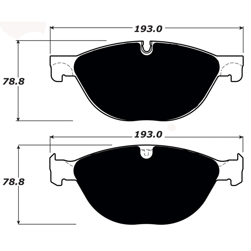 Porterfield Brake Pads for 2012 JAGUAR XKR