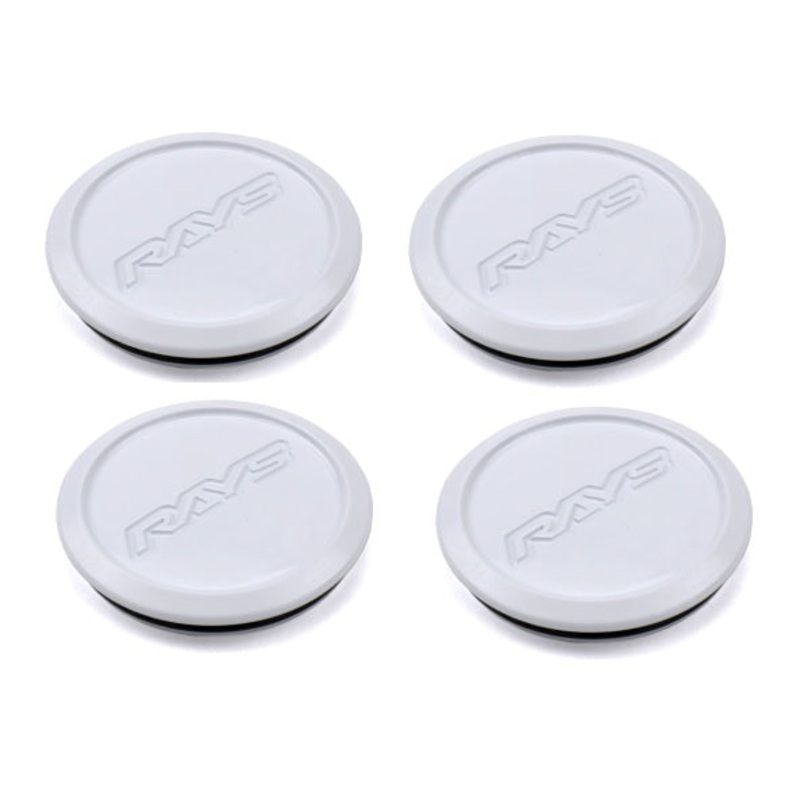 Rays Volk Racing Low Type Center Cap – Dash White (SET)
