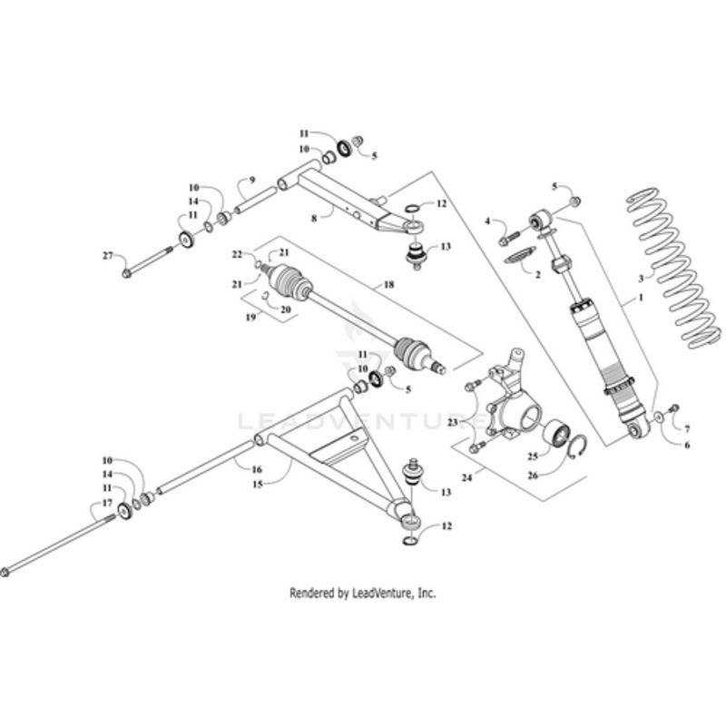A-Arm – Lower Right (Inc. 10-14 And 16) by Arctic Cat