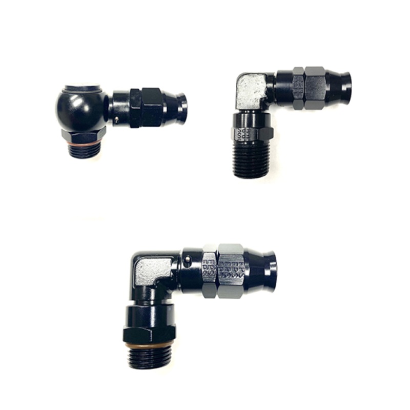 Fragola -10AN 90 Degree Real Street Hose End x 1/2in NPT