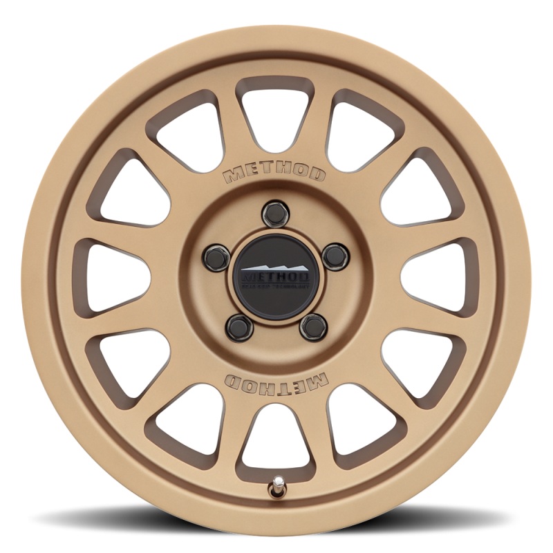 Method MR703 17×8.5 +25mm Offset 5×5 71.5mm CB Method Bronze Wheel