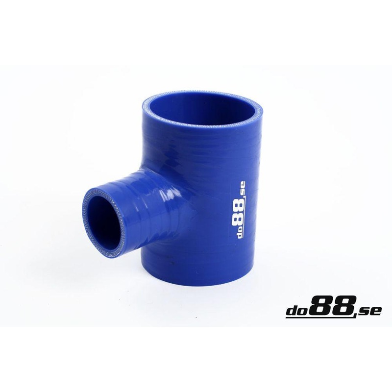 Silicone Hose Blue T 2,5” + 1”  (63mm+25mm)
