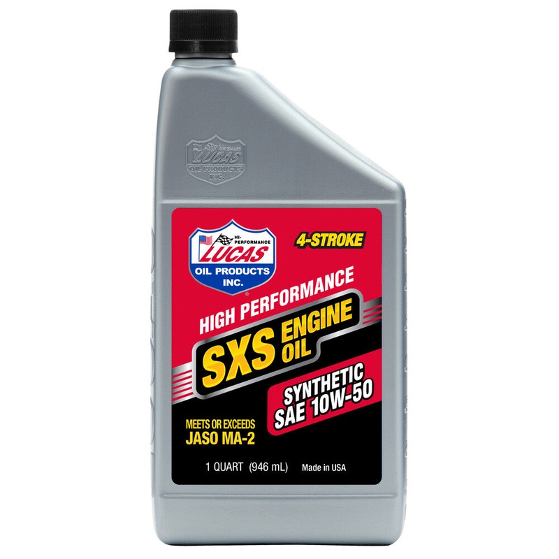 SxS UTV/ATV Synthetic Engine Oil 10W50 1 Qt by Lucas Oil