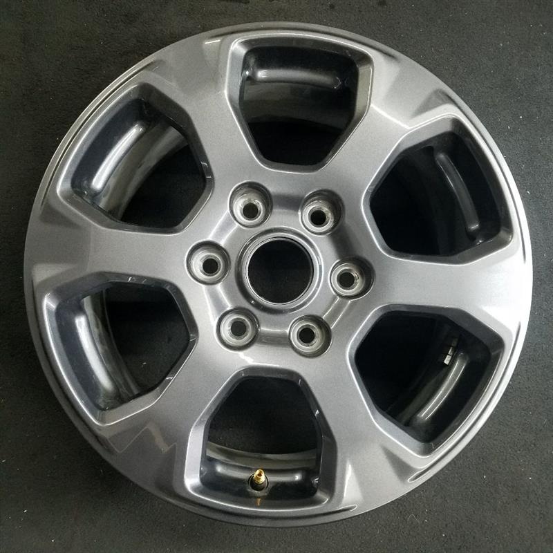 17″ BRONCO 21-24 17×7.5 aluminum 6 spoke gray carbized Original OEM Wheel Rim
