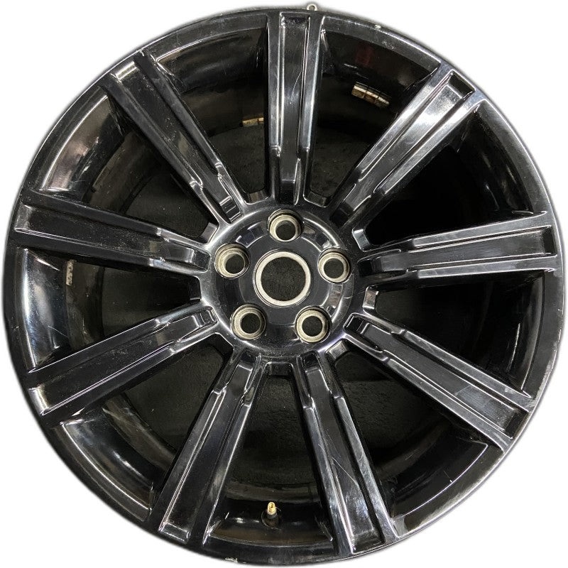 21″ RANGE ROVER 17 alloy 21×9.5 9 spoke gloss black Original OEM Wheel Rim