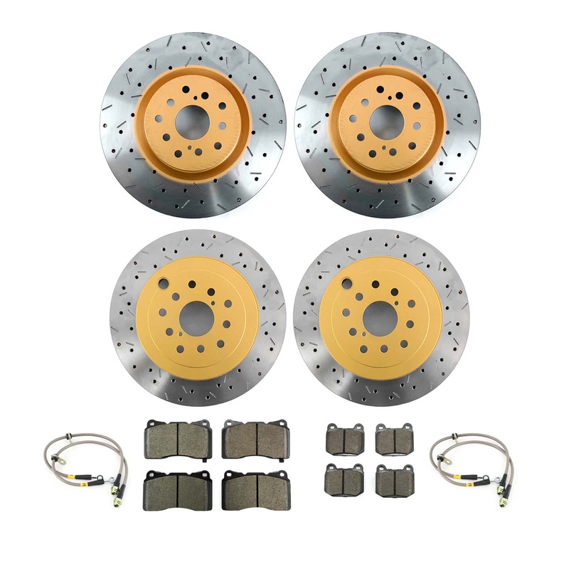 DBA 4000 XS Brake Rotor Package Deal – Choice of Pads – 2015-2017 STI