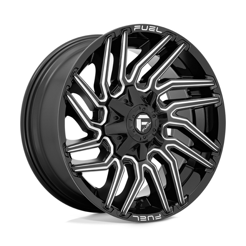 Fuel Wheels D773 Typhoon 22″ 5×114.3/5×127 Gloss Black Milled
