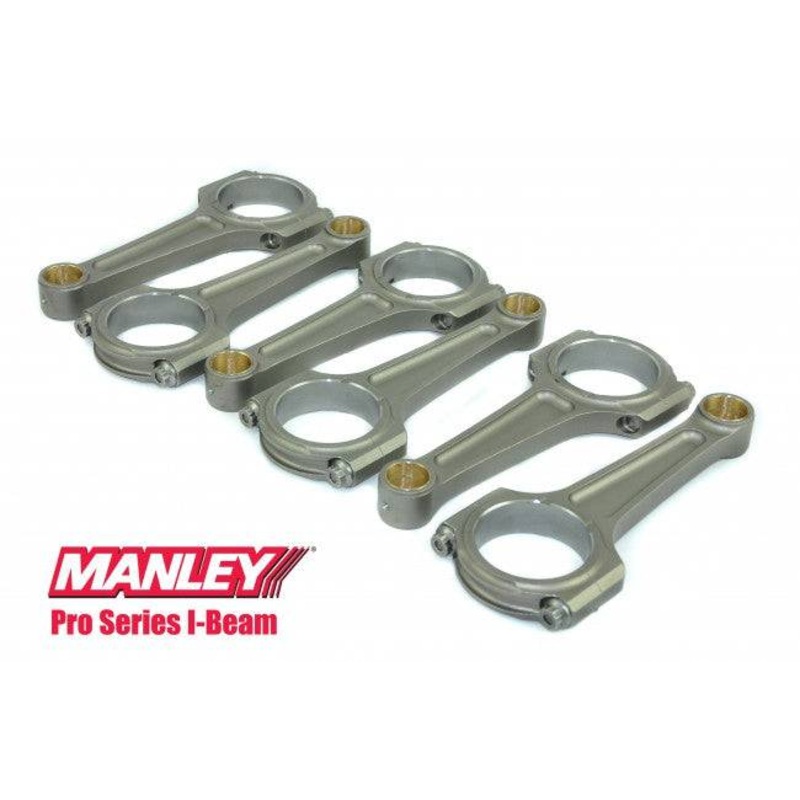 Manley 152.5mm PRO SERIES Turbo Tuff Forged I-Beam Connecting Rods with 7/16 ARP 2000 Nissan RB30