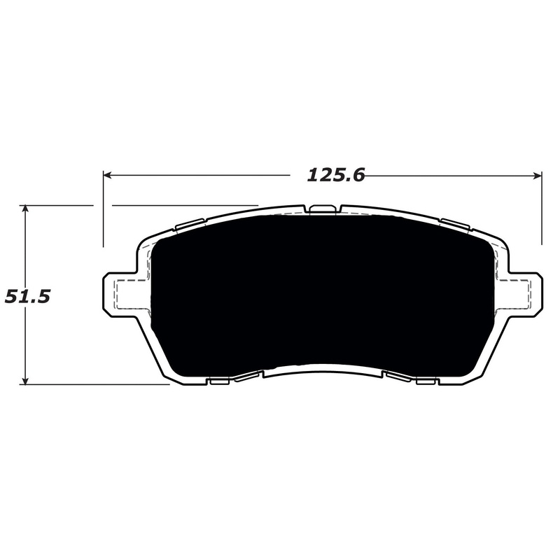 Porterfield Brake Pads for 2013 MAZDA 2