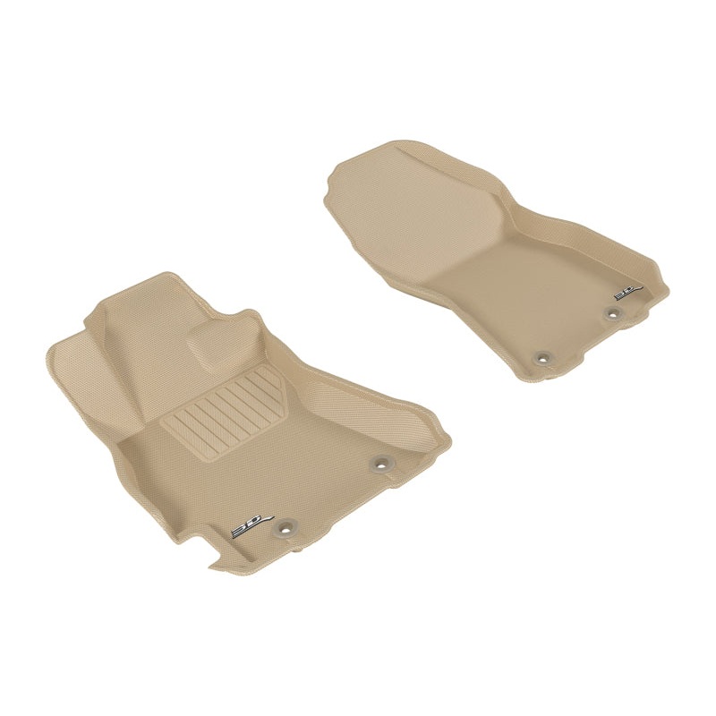 3D MAXpider 15-19 Legacy/Outback Kagu 1st Row Floormat – Tan | L1SB01311502