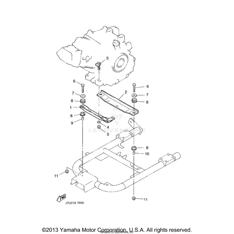 Flange Lock Nut by Yamaha