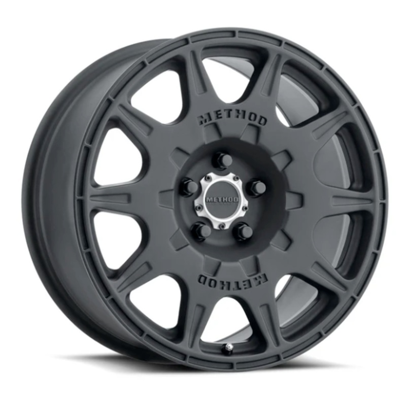 Method MR502 RALLY 16×7 +15mm Offset 5×4.5 67.1mm CB Matte Black Wheel