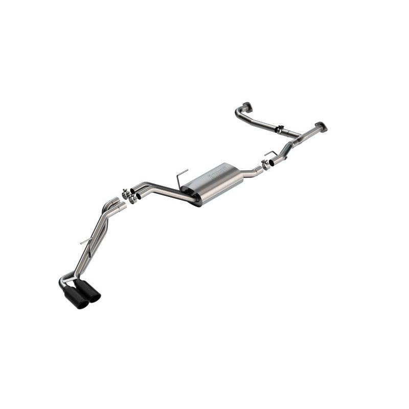 Borla 22-23 Nissan Frontier 3.8L V6 2WD/4WD AT S-Type Catback Exhaust – Black Chrome Tips