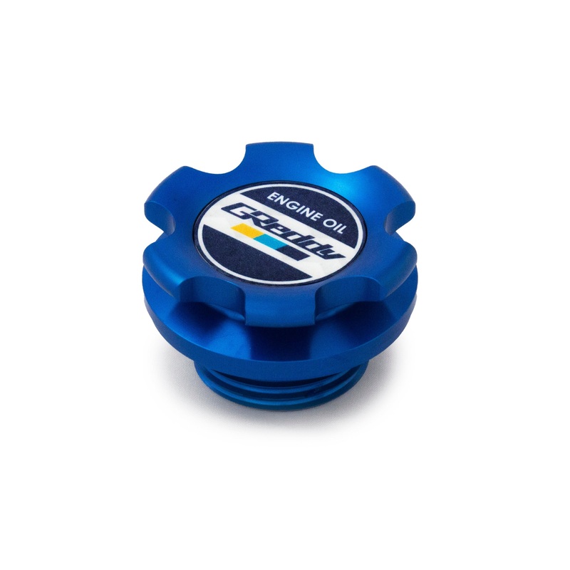 GReddy Type-B Oil Filler Cap 33.7 – Blue | Multiple Mazda Fitments (13901504)