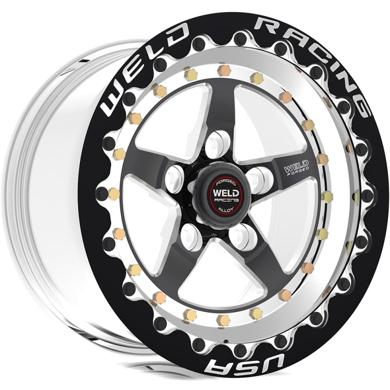 Weld Weldstar 15×10 / 5×4.5 BP / 6.5in. BS Black Wheel – Single Beadlock MT