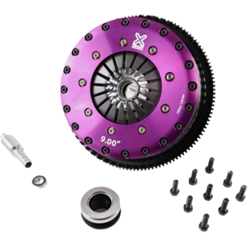 XClutch Twin-Disc Solid Organic Clutch Kit with Flywheel | 2008-2013 BMW M3 (XKBM23599-2G)