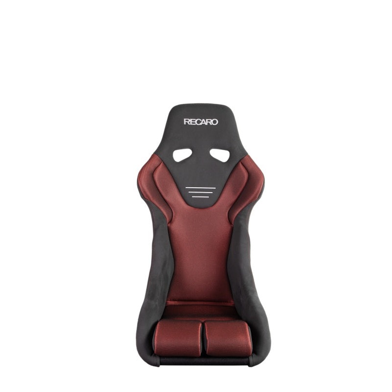 Recaro RS-G Motorsport Seat – Black Kamui/Red Glass Mesh (4/5/6 Point Belt)