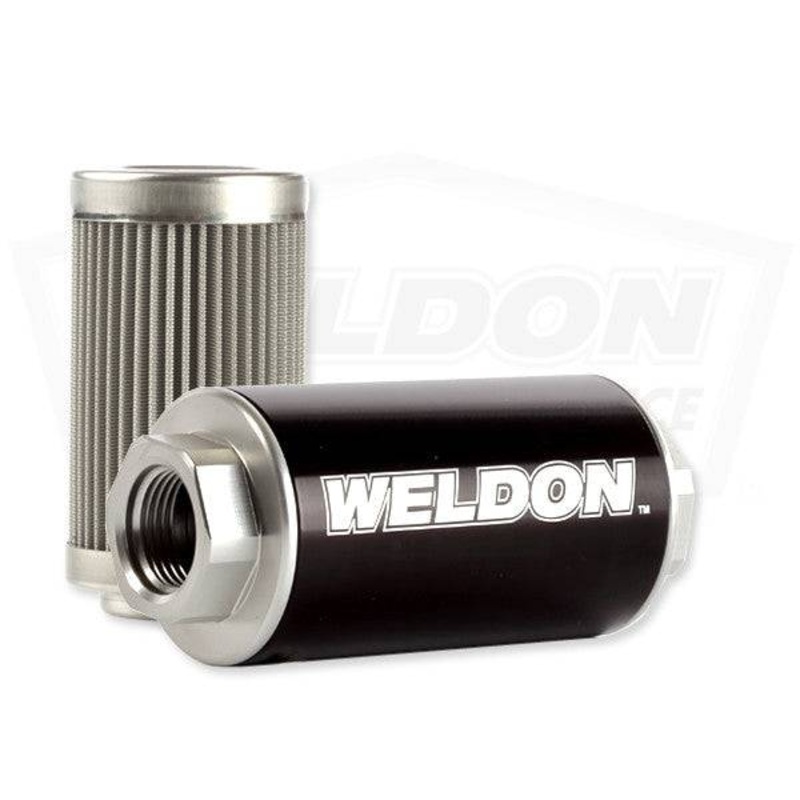 Weldon Billet Fuel Filters WEQ1010SSN (10 MICRON FILTER)