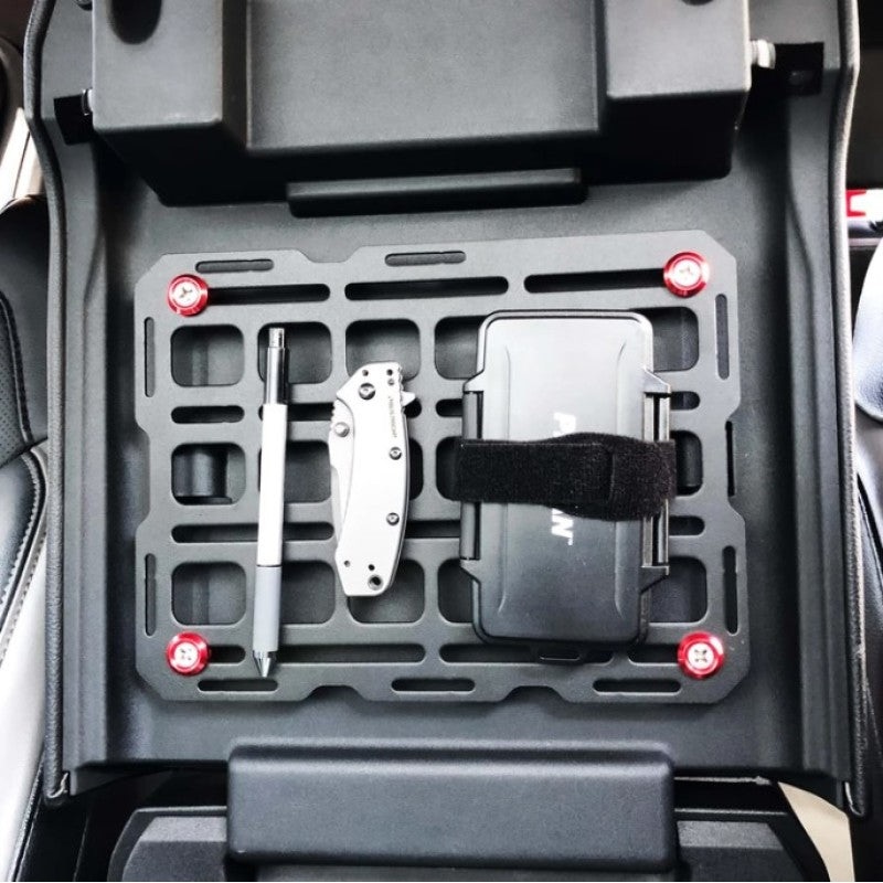 BuiltRight Industries 25in x 15.5in Tech Plate Steel Mounting Panel – Black