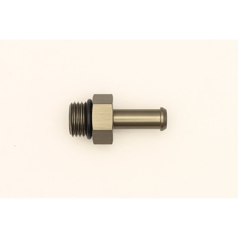 DeatschWerks 6AN ORB Male To 5/16in Barb Fitting (Single Barb – Incl O-Ring)