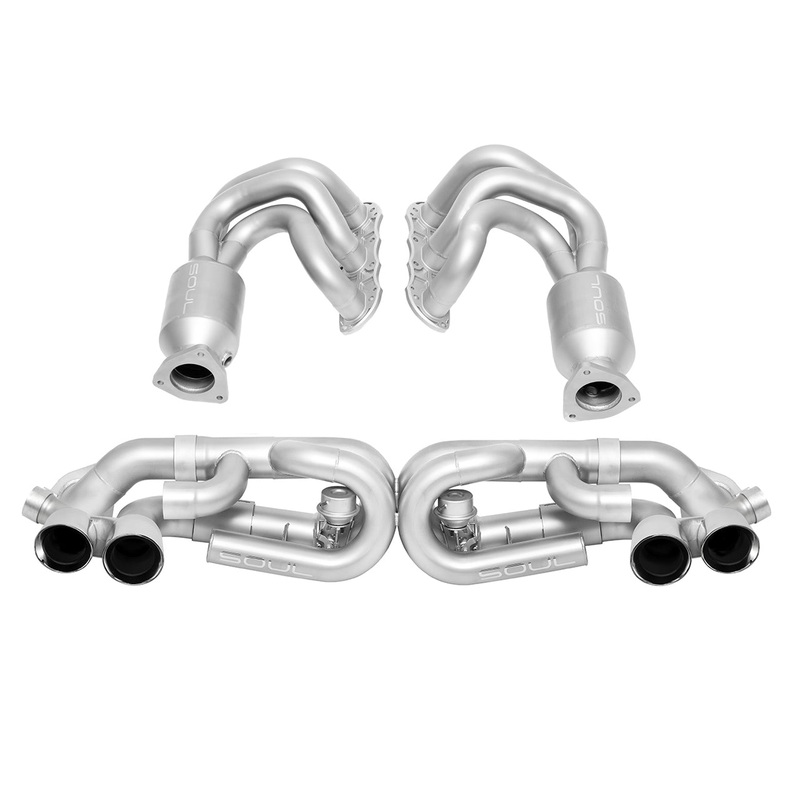 SOUL 12-16 Porsche 991.1 Carrera Base (without PSE) Street Package – Polished Chrome Tips – w/ VC