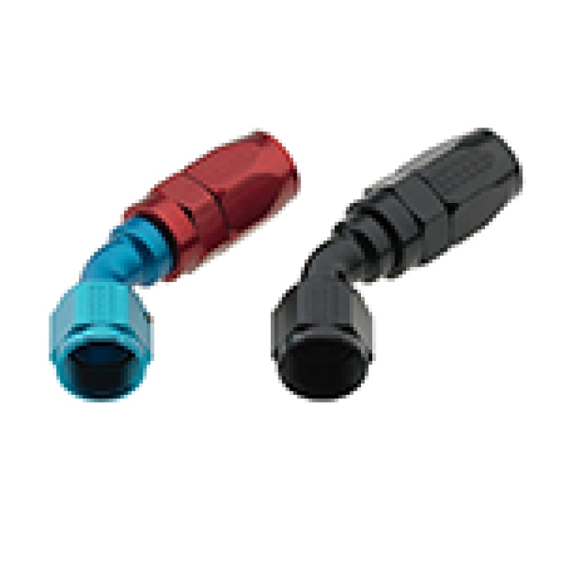 Fragola -16AN x 45 Degree Pro-Flow Hose End – Blue/Red