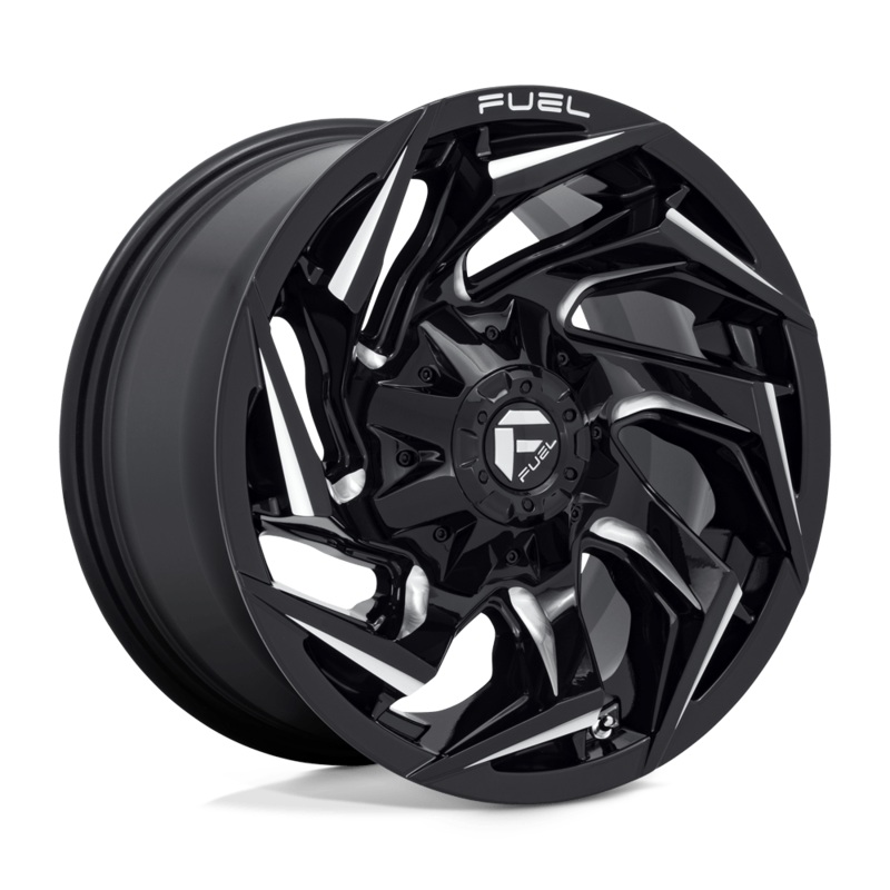 Fuel Wheels D753 Reaction 15″ 5×114.3/5×120.65 Gloss Black Milled